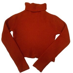 Ralph Lauren Collection 97% cashmere cropped turtleneck